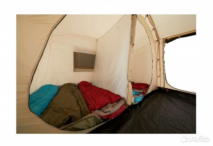 Демпинговая палатка 6 местная с тамбуром