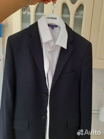 Пиджак школьный для мальчика 140