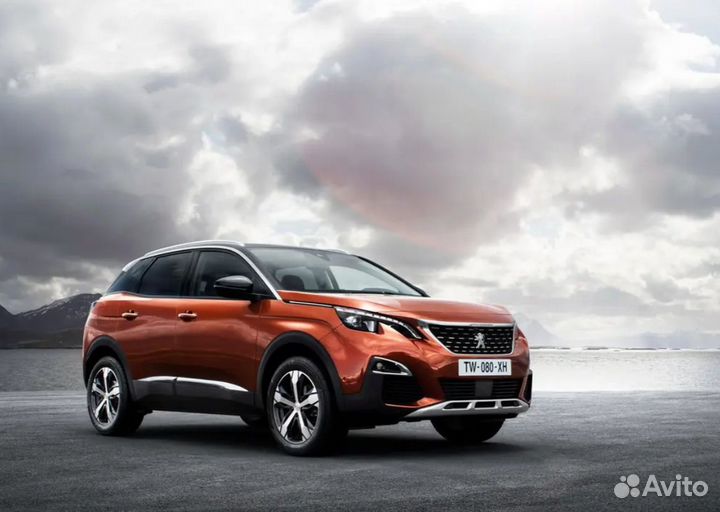 Коврик в багажник для Peugeot 3008, 2017, SUV, ниж