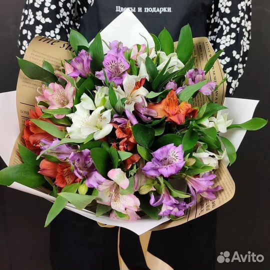 Букет альстромерий цветы