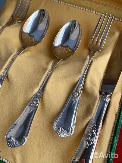 Набор столовых приборов серебро/приборы серебро