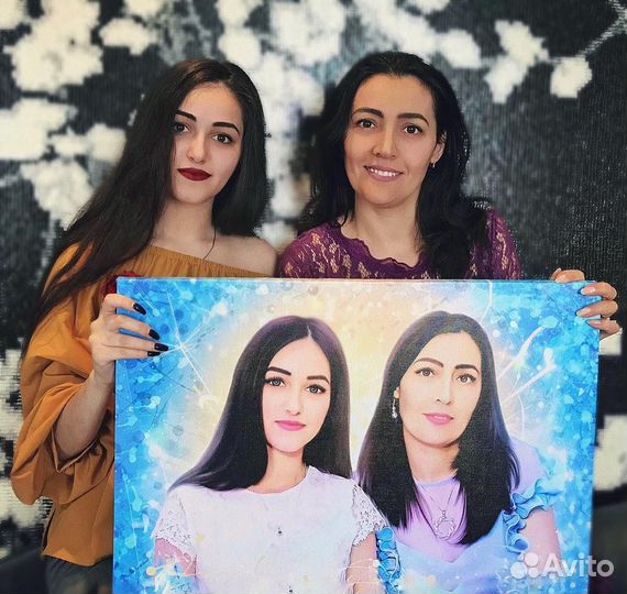 Портрет на холсте по фотографии