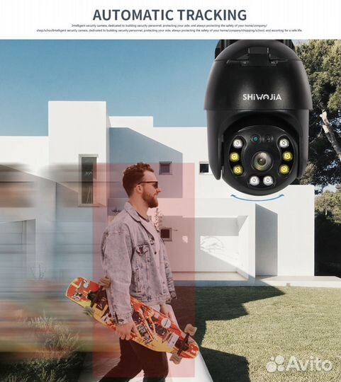 IP камера 4G, SIM-карта, 4-х цифровой зум PTZ