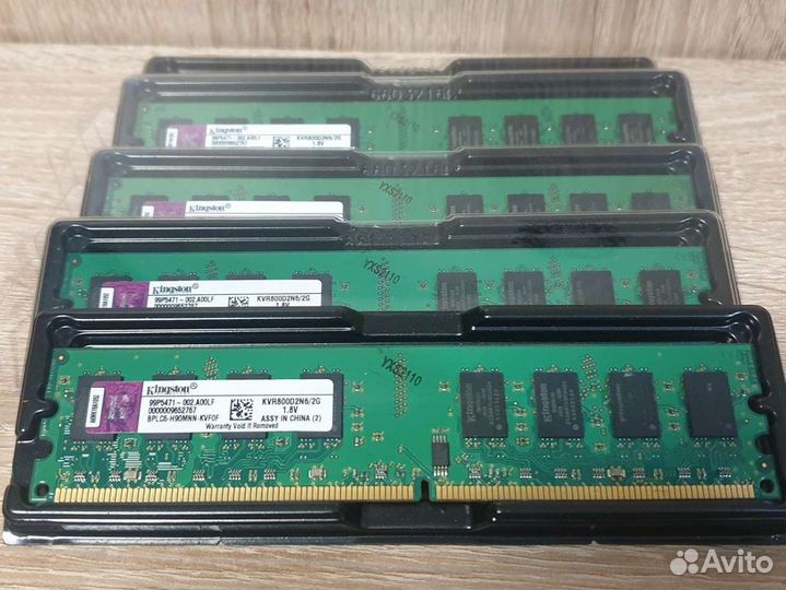 Оперативная память ddr2 для компьютера 2 Gb б/у