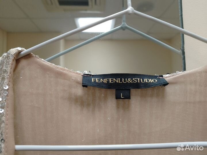 Пиджак кардиган с пайетками