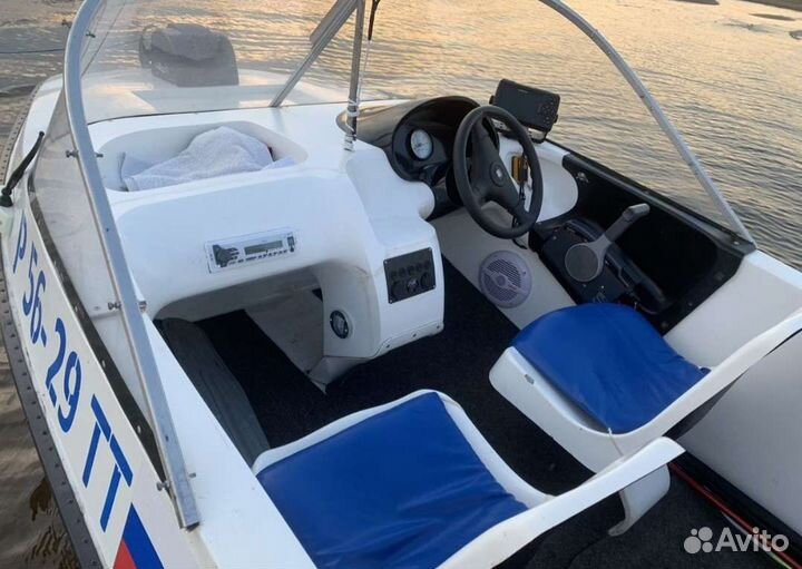 Лодка Сибирь 460, мотор Yamaha 40XWS, прицеп