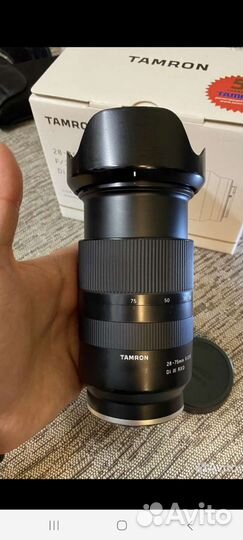 Объектив Tamron 28-75mm F/2.8 Di III RXD