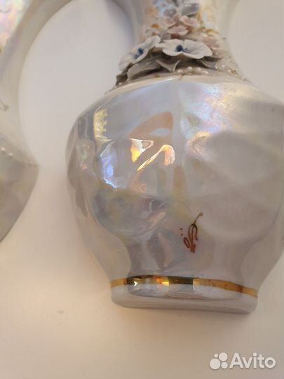 Настенные вазы фарфор