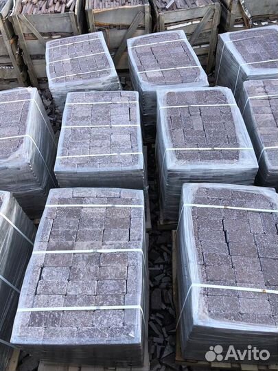 Брусчатка пилено галтованная от 100 м2