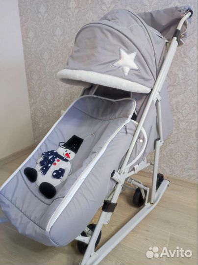 Коляска санки pikate