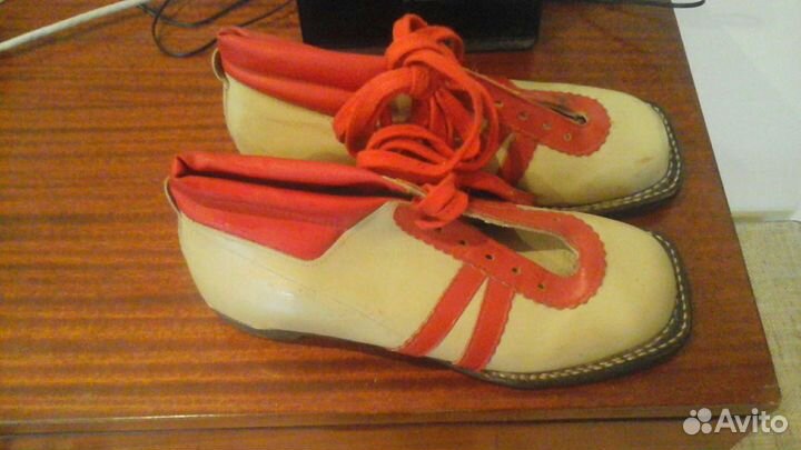 Ботинки лыжные кожанные, 37 р