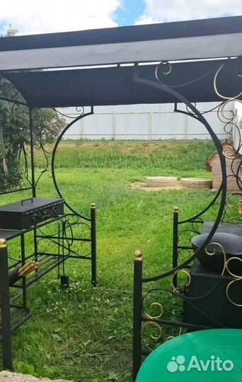 Мангал с навесом