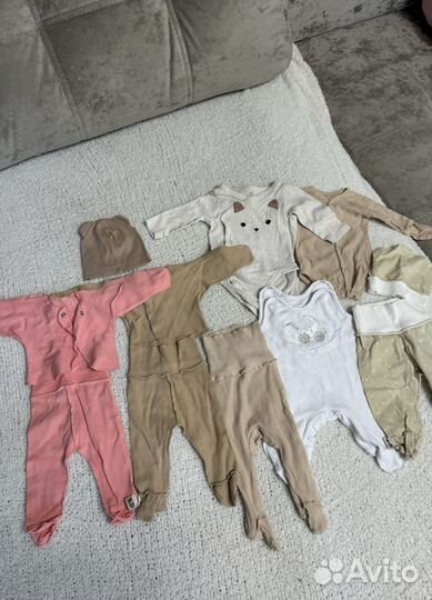 Детские вещи пакетом на девочку 50-62