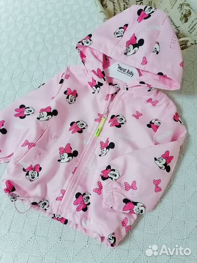 Ветровка (куртка) новая для девочки - комплект 2шт