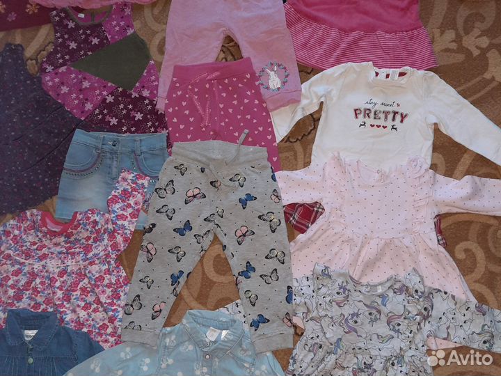 Пакет одежды для девочки 1-2 года