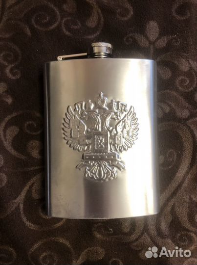 Фляжка новая из нержавейки 220 мл