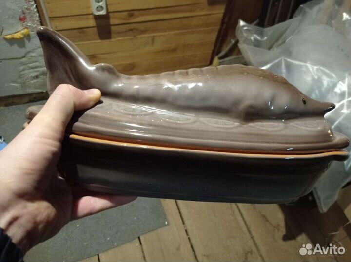 Форма для запекания Осетр керамическая