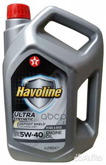 5W-40 4L havoline ultra масло моторное texaco