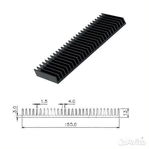 1 шт Радиатор HS172-50