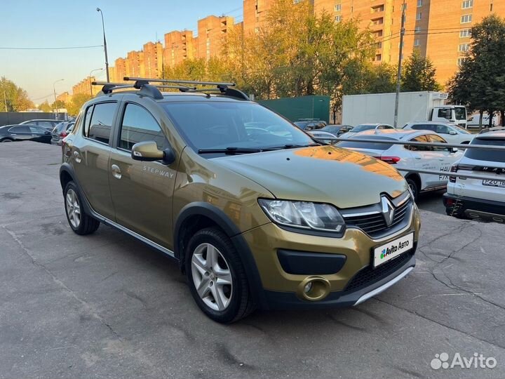 Renault Sandero Stepway 1.6 МТ, 2017, 132 981 км