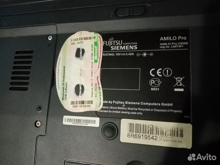 Продам ноутбук Siemens fujitsu