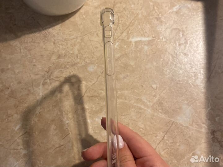 Новый, прозрачный чехол на айфон 8