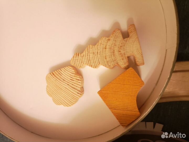 Коробка деревянных кубиков