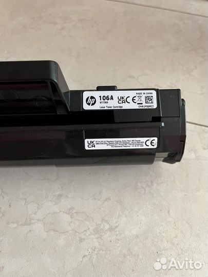 Картридж HP 106A пустой