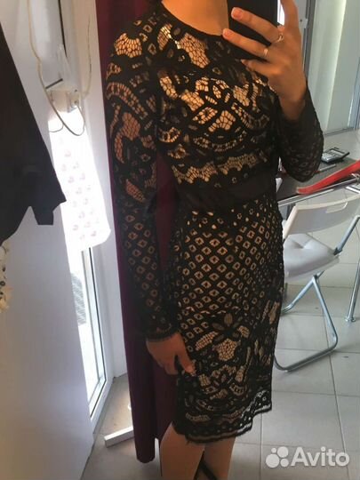 Коктейльное платье 44