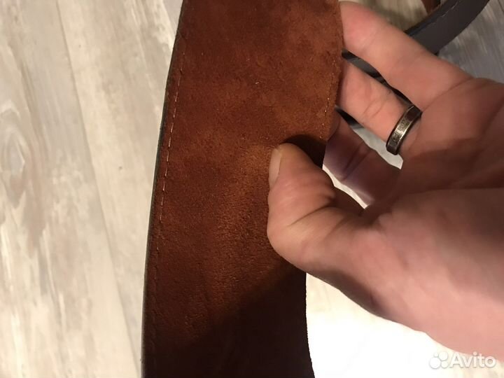 Гитарный ремень из толстой натуральной кожи