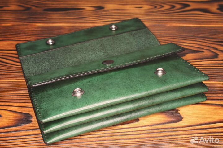 Кошелек женский натуральная кожа ручная работа