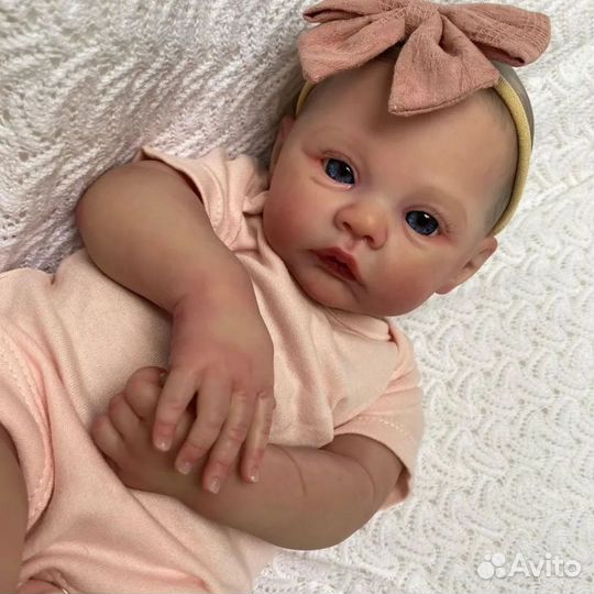 Кукла Реборн девочка мягконабивная