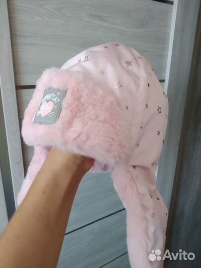 Шапка зимняя для девочки 50 52р