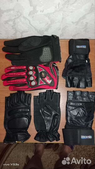 Перчатки тактические кожаные