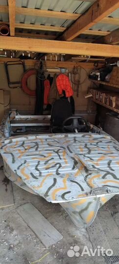 Лодка Воронеж с 2 мя моторами Нептун