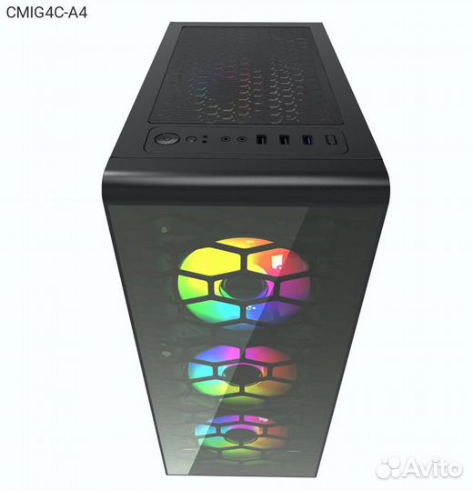 Корпус Powercase Mistral G4С argb Miditower Без бп