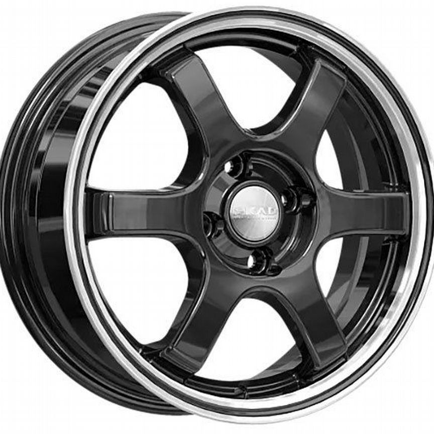 Диски skad Киото 6x15 4x100 ET40 D60.1 Антрацит-алмаз