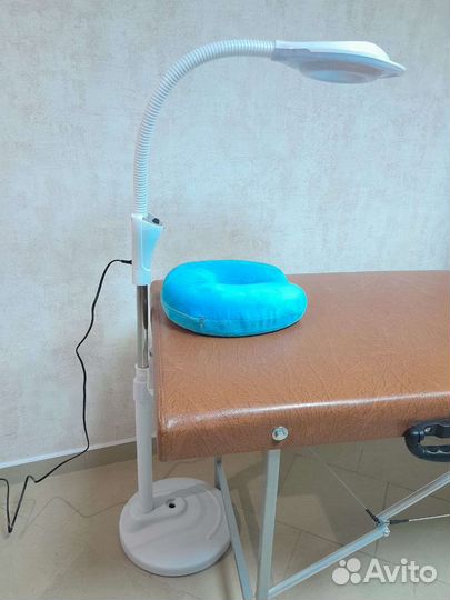 Лампа лупа напольная