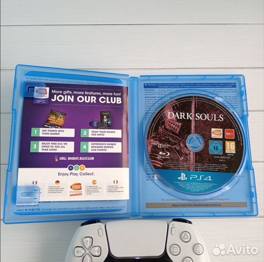Диск PS4 Dark souls remastered