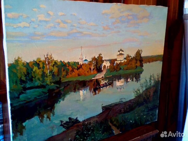 Картина маслом на холсте, репродукция И.Левитан
