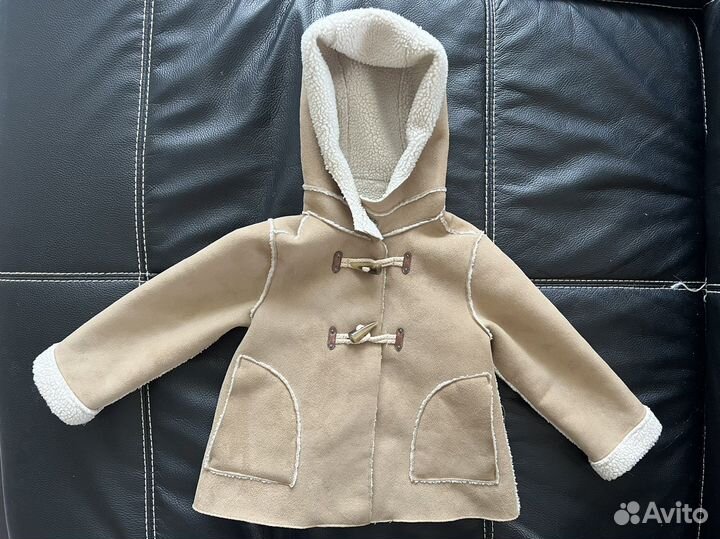 Дубленка zara детская