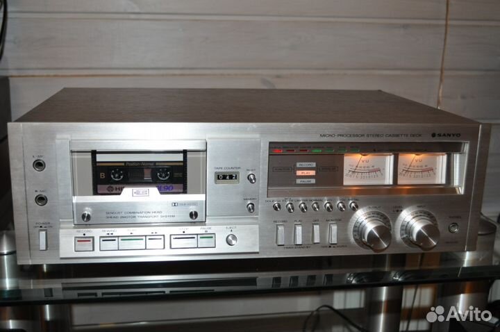Кассетная дека sanyo RD-5370 3 головки,japan,220v