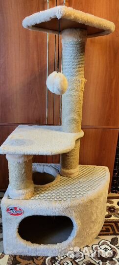 Когтеточка домик для кошки бу