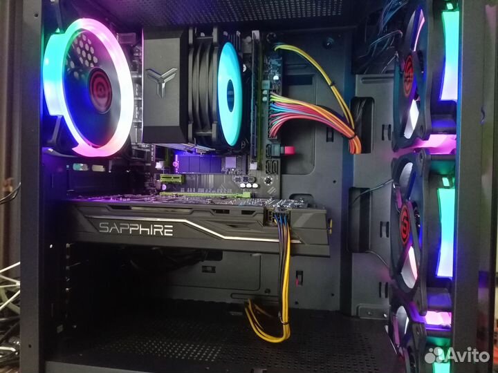 Игровой пк Intel 8 core/RX 570 8G/16 gb/ssd256/500