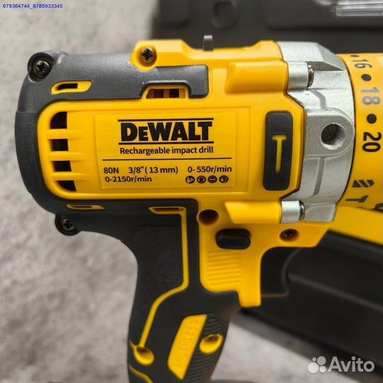 Шуруповерт 80нм + Болгарка dewalt набор 2в1