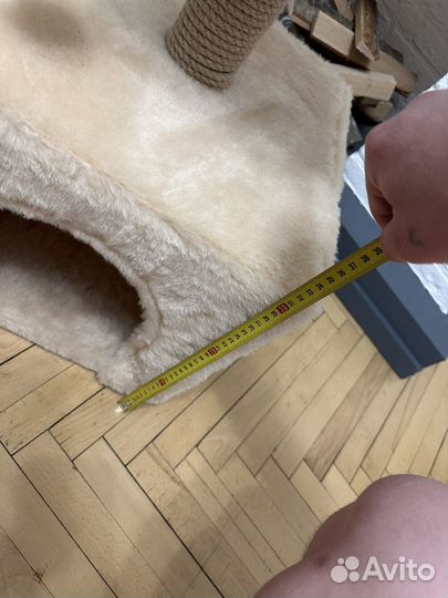 Домик для кошки с когтеточкой