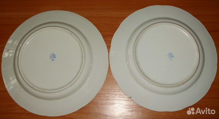 Тарелка мелкая 24 см Коростень СССР 1960-91 - 2 шт