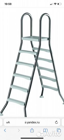 Лестница для бассейна Chemoform 5+5