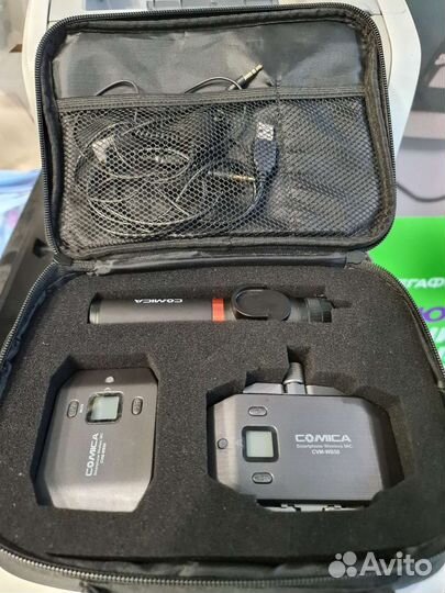 Беспроводной микрофон петличка