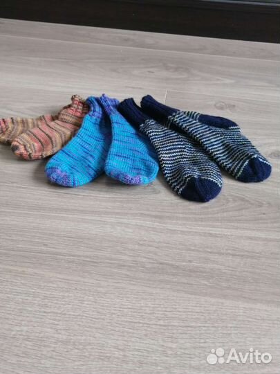 Носки вязаные детские, ручная работа